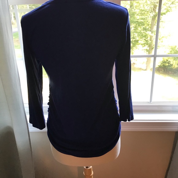 Maternity Pull over v-neck sweater - Picture 2 of 6